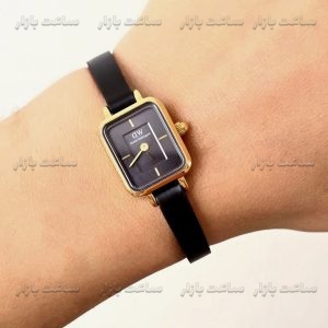 ساعت دنیل ولینگتون مینی صفحه مشکی بند چرمی