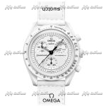 ساعت امگا سواچ سفید Omega X Swatch mission to the moon