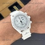 ساعت امگا سواچ سفید Omega X Swatch mission to the moon